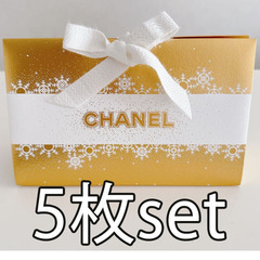 未使用　シャネル　ホリデー限定ギフトボックス　5枚set　即日取...