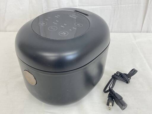 【IJT554】(O) YAMADASELECT ヤマダ マイコンジャー炊飯器 3合炊き NRC-M05H1 2021年製 黒 ブラック 炊飯ジャー 通電保温確認済 中古現状品現地引き取りのみ