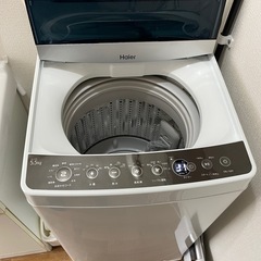 中古 5.5kg 洗濯機 送風乾燥機能 ハイアール 2016年～2018年製 ステンレス槽 Haier 単身用 小型 一人暮らし用 学生 スリム  新生活家電 6ヶ月保証付き 【型番掲載商品】-COSMO SPACE online