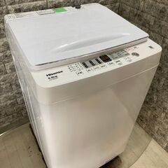 【美品】大阪送料無料★3か月保障付き★洗濯機★ハイセンス★5.5kg★2024年★HW-55E2W★S-327