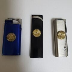 靖国 神社 ライター 3つ 菊 天皇 ガス