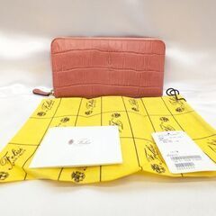 【Felisi】124-SA ラウンドファスナー財布 クロコ型押...