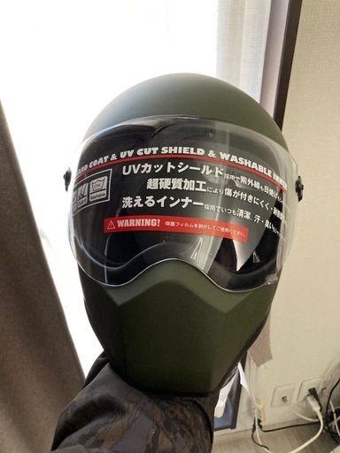 未使用フルフェイスヘルメットIS728