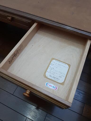 TOKAI 東海家具 文机 座敷机 座机 ローデスク 書斎デスク テーブル 昭和レトロ (Yu)  袋井のテーブルの中古あげます・譲ります｜ジモティーで不用品の処分
