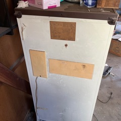 レトロ　冷蔵庫の画像