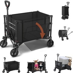 Housolution キャリーワゴン 大容量120L 耐荷重1...