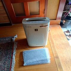 空気清浄機。フィルタ-セットの画像