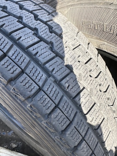 ハイエース用 スタッドレス 195/80R 15 ハイエース純正スチール+