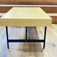 家具 生活家具 UNICO　ローテーブル　ナチュラル×ブラックの画像