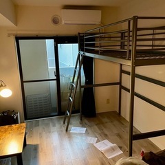 IKEA ロフトベッド スヴェルタ シルバーカラー