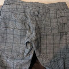 in the attic homme サルエルチェックパンツ　Mサイズの画像