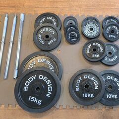 ラバーバーベルセット 100kg