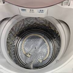 【愛品倶楽部柏店】 SHARP (シャープ) 2021年製 7.0kg 全自動洗濯機 ES-GE7E 穴なし槽の画像