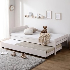 家具 ベッド 親子シングルベッド