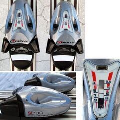 170cm カービングスキー 2点セット　板 アトミック ジュリア　ビンディング チロリア SL100　グリーンホワイト系 ATOMIC　スキー　☆ PayPay(ペイペイ)決済可能 ☆ 札幌市 豊平区 平岸 平岸店の画像