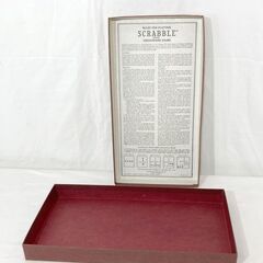 ∞ 英語学習ゲーム スクラブル 中・高校生向け USA製 付属品ほぼすべてあり 箱に剥がれありの画像