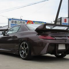 三菱	　ＦＴＯ　ＧＰＸ ５ＭＴ　オールペイント車　ヴェルサイドＦエアロ／Ｒウイング　エアロクラフトカゼＲエアロ／Ｆフェンダー　社外Ｆ１８ＡＷ／Ｒ１９ＡＷ　車高調　社外マフラー　ナビ　ＥＴＣの画像