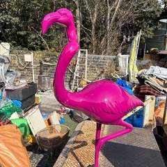 フラミンゴ　オブジェ　KARE 値引きしますの画像