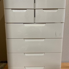 チェスト MU-7244 収納 たんす 6段 MUチェスト タンス 完成品 押入れ クローゼット 木天板 大容量 衣替え 衣類収納 衣装ケ…  (すだちくん) 喜多山の家具の中古あげます・譲ります｜ジモティーで不用品の処分
