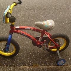 子供用自転車　補助輪付き　12インチ