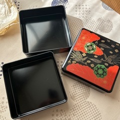 山中漆器　お重の画像