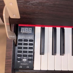 KIMBRY 電子ピアノ ダークブラウン スタンド付きの画像