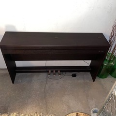 KIMBRY 電子ピアノ ダークブラウン スタンド付きの画像