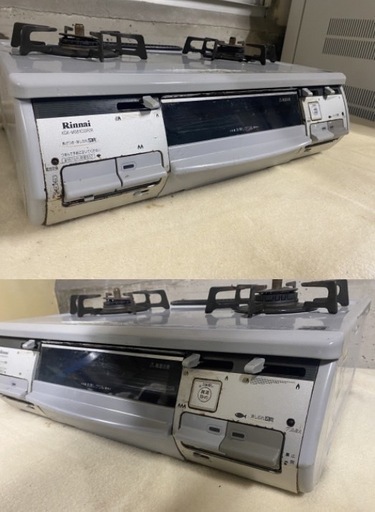 G037◆リンナイ 都市ガス用ガスコンロ「RTS-M660CXS-R」使用感あり