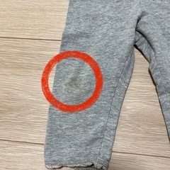 babyGAP グレー レギンス 6-12ヶ月 汚れ・記名ありの画像