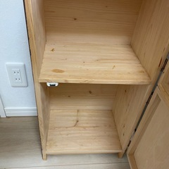 【受け渡し予定】おままごと　木製キッチン　冷蔵庫の画像