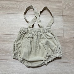 sibling baby サスペンダー付きショートパンツ 80の画像
