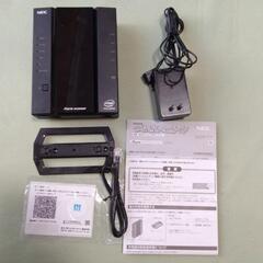 WiFiホームルータ　無線機　NEC  Aterm  WX300...