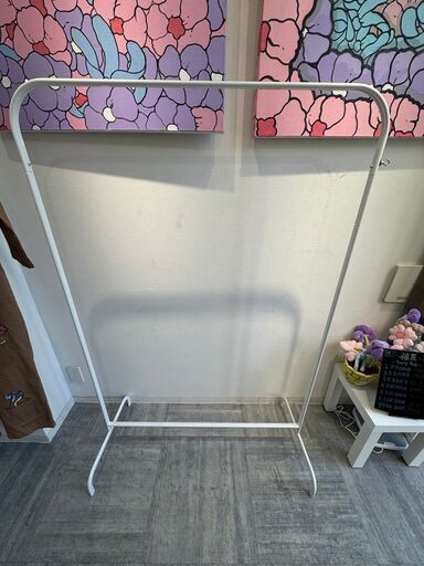 IKEAハンガーラック 2台セット 100 x 150mm　ホワイト