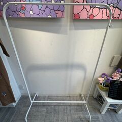 IKEAハンガーラック 2台セット 100 x 150mm　ホワイト