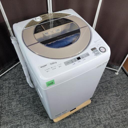 ‍♂️h070303売約済み❌7668‼️配送設置は無料‼️最新2020年製✨SHARP 7kg 洗濯機 インバーター付き静音モデル