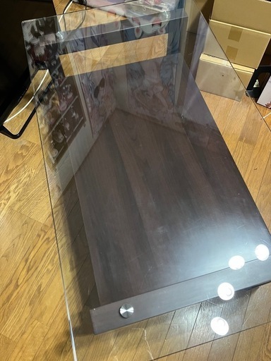定価20000円程ガラステーブル (N3000) 柏たなかの家具の中古あげます・譲ります｜ジモティーで不用品の処分