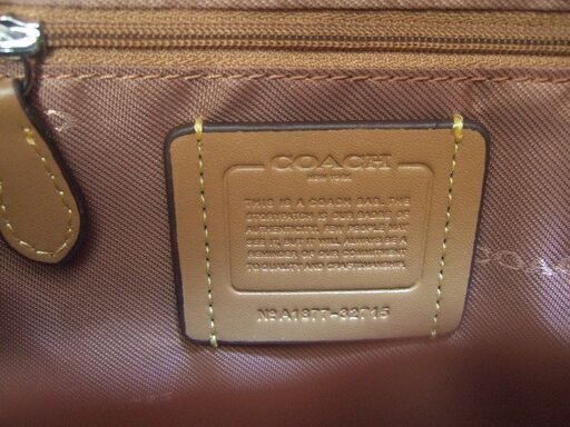 未使用 COACH　リュック　シグネチャーロゴ　アプリコット　32715