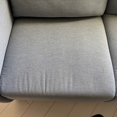 IKEA 2人がけソファトレースンド チャコール (ひかり) 喜多見のソファ《2人掛けソファ》の中古あげます・譲ります｜ジモティーで不用品の処分