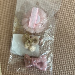 赤ちゃん ヘアピン ヘアクリップ 3点セットの画像