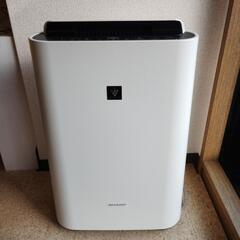 【お話し中となりました】【引き取り限定】シャープ　加湿空気清浄機　KC-L50-Wの画像