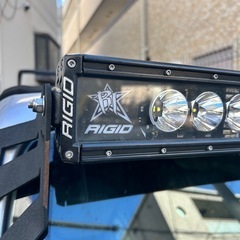 RIGID　LEDバーライト＆スポットライト　ハーネス＆ブラケット付き