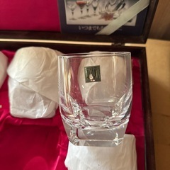 ロイヤルクリスタルウィスキーグラス6個の画像