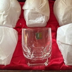 ロイヤルクリスタルウィスキーグラス6個の画像