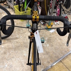 FUJI バラクーダ ロードバイク 黒×金 マウンテンバイク 自転車の画像