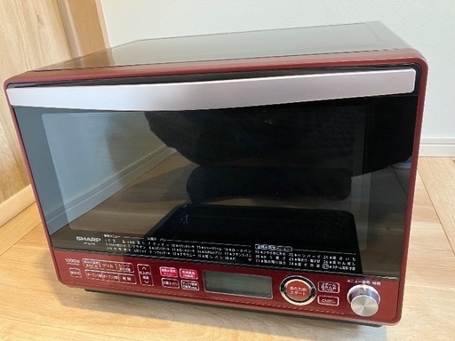 シャープ 過熱水蒸気オーブンレンジ RE-SS10B-R 2018年製 31L レッド - 川崎市・横浜市・東京都・さいたま市 で家具・家電の買取リサイクルショップ｜リサイクルオフ