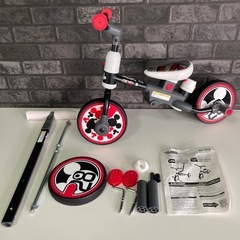 未使用　ミッキーマウス　スイッチバイク　トレーニングバイク　足蹴り