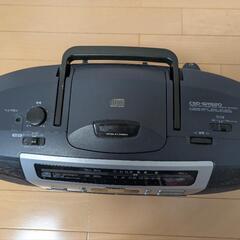 【ジャンク品】CDラジカセ(ダブルカセット)の画像