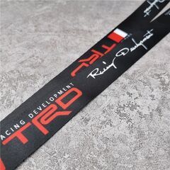 TRD トヨタ TOYOTA ランヤード ネックストラップ 黒 ブラック GR SPORTの画像
