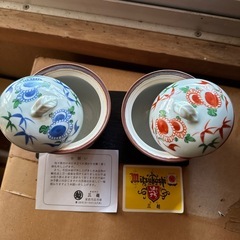 【お話中】三越の茶碗 蓋付き2個セットの画像
