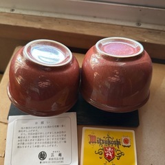 【お話中】三越の茶碗 蓋付き2個セットの画像
